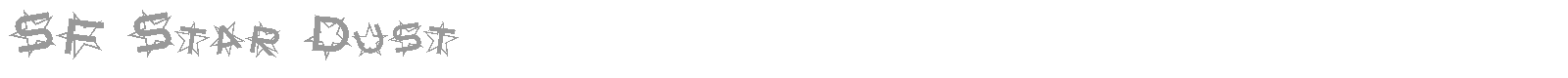 SF Star Dust font preview